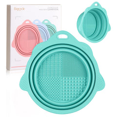 Etercycle foldable bowl brush cleaner green for easy on-the-go cleaning