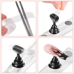 Etercycle double-sided tape grips nails during design sessions