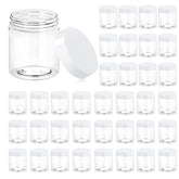 Eternal Moment 36-pack 8 oz jars with white lids in close-up for organized storage.