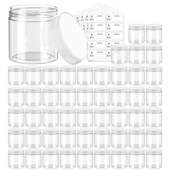 Eternal Moment 4oz jar with clear lid, ideal for cosmetics and samples.