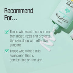 ETUDE Sunprise rich natural ingredients nourishing skin while providing sun protection.