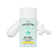 ETUDE Sunprise bottle front, mineral sunscreen for sensitive skin