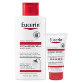 Jabón corporal Eucerin Eczema Relief en botella, limpia sin irritar piel sensible