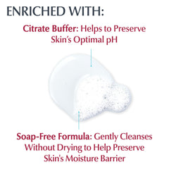 Textura de espuma suave de Eucerin para uso diario