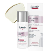 Eucerin Radiant Tone SPF 30 bottle for daily protection and brightening.
