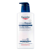 Eucerin Urea Repair Plus Intensive Lotion bottle showing rich hydration for dry skin