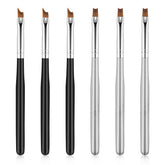 EupHHonycs oblique head nail brush for precise French tips.