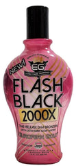 European Gold Flash Black 2000X, botella para bronceado interior con color progresivo.