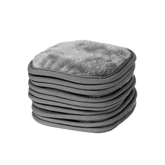 Eurow toallas desmaquillantes de microfibra 5x5 para una limpieza suave y sin residuos.