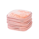 Eurow toallas desmaquillantes de microfibra para rostro coral eliminan maquillaje con una pasada suave.