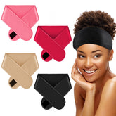 Eurzom pañuelo satinado para cabello negro, ideal para dormir sin marcar el rostro.