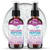Eva Naturals Multi Peptide Serum bottle suitable for daily hydration and firmer skin