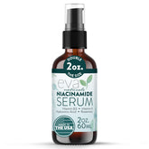 Eva Naturals Niacinamida 5% serum en bote con gotero minimiza poros y suaviza la piel.