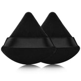 Evaouxiu triangle powder puff in black for precise, even coverage.