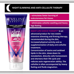 Eveline Slim Extreme textura ligera favorece la absorción rápida en la piel.
