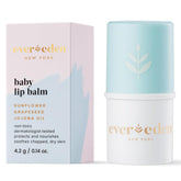 Bálsamo labial Evereden para bebé en envase compacto, labios suaves.