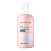 Evereden Kids 2-en-1 Cool Peach: botella suave para limpieza diaria del cabello