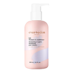 Evereden Kids 2-en-1 Cool Peach: botella suave para limpieza diaria del cabello