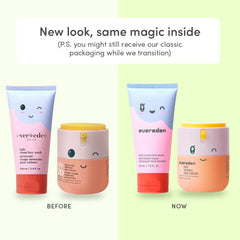 Evereden Kids Cloud Face Wash texture close-up shows pillowy formula for fun routines