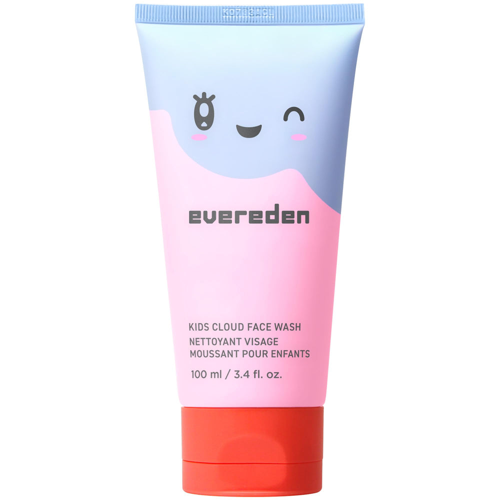 Evereden Kids Cloud Face Wash tropical sorbet foam for gentle daily cleansing