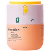 Evereden Kids Face Cream bottle with mineral formula for daily protection.