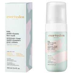 Evereden Kids Face Wash Melon Juice bottle shown for gentle cleansing of delicate skin.