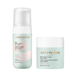 Evereden Kids Happy Face Duo Melon Juice wash bottle for gentle daily cleansing