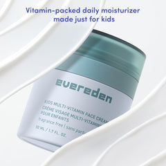 Evereden megavitamin complex ingredients close-up supporting skin moisture balance.