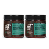 Every Man Jack beard butter Subtle Sea Salt jar closeup showing texture and color