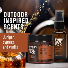Every Man Jack beard butter tin open reveals creamy smoothing formula.