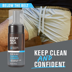 Every Man Jack espuma limpiadora genital: textura cremosa para confort diario