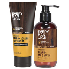 Every Man Jack lavado barba-rostro, limpieza suave para piel y vello facial.