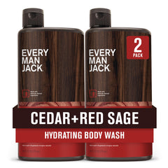 Every Man Jack nourishing cedar red sage bottle for daily cleansing.