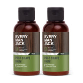 Every Man Jack Post Shave Balm bottle showing cooling menthol and soothing formula.