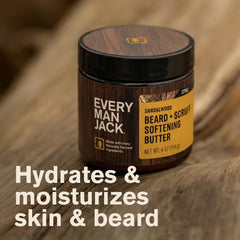 Every Man Jack shea coconut oil cream texture close-up.