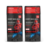 Desodorante Spider-Man de Every Man Jack en caja dúo para uso diario