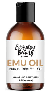 Everyday Beauty aceite de emú australiano para rostro, hidratación profunda.