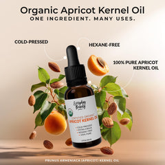 Aceite Everyday Beauty Pepita de albaricoque, aplicación rápida para piel y cabello