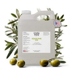 Everyday Beauty Squalane Oil bottle pour shows fast absorption and light hydration