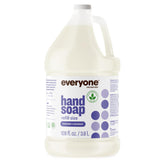 Everyone Lavender Coconut hand soap refill bottle, 1 gallon, eco-friendly packaging for kitchens and bathrooms.