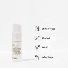 EVO Haze applies easily to boost volume and texture in fine hair.