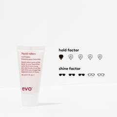 EVO Liquid Rollers Curl Defining Balm on waves creating defined curls