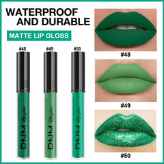 Empaque elegante de evpct, ideal como regalo de labiales líquidos.