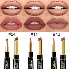 evpct labial antique rose mate, barra de labios duradera para un look elegante.