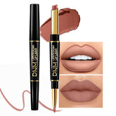 evpct lapiz delineador 2en1 nude marron mate, delineado preciso y acabado mate duradero