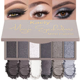 evpct paleta sombras gris ahumado, acabado elegante para looks diarios