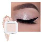 evpct Pear White Shimmer palette closed, portable and travel-friendly for on-the-go color
