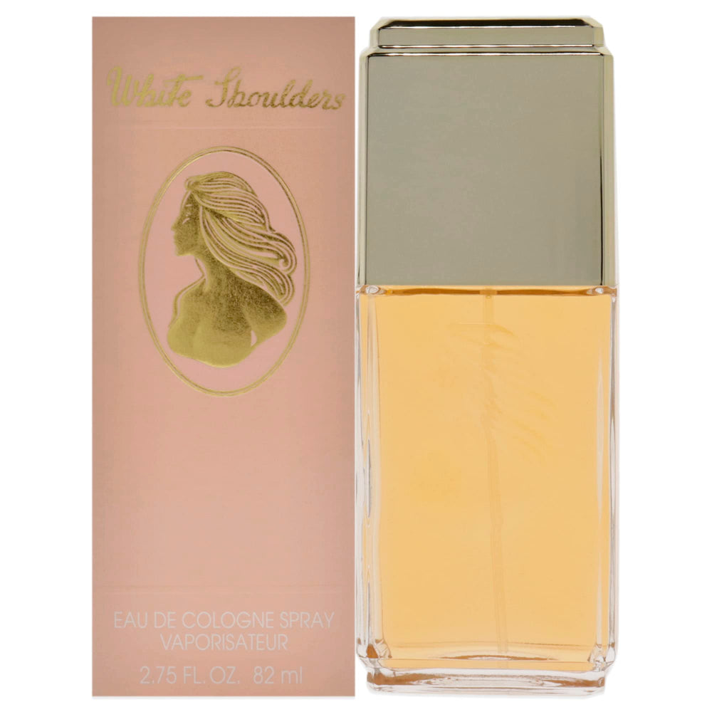Evyan White Shoulders bottle front view, a timeless fragrance for daily wear.