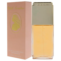 Evyan White Shoulders cap opened, releasing the soft, signature aroma.