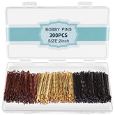 EWAGOA bobby pins mixed colors with storage box for easy on-the-go styling.